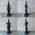 🧙‍♀️💫Hand-Painted Enchanting Witch Statue: The Guardian of Your Home (✨Same as in the video)💋