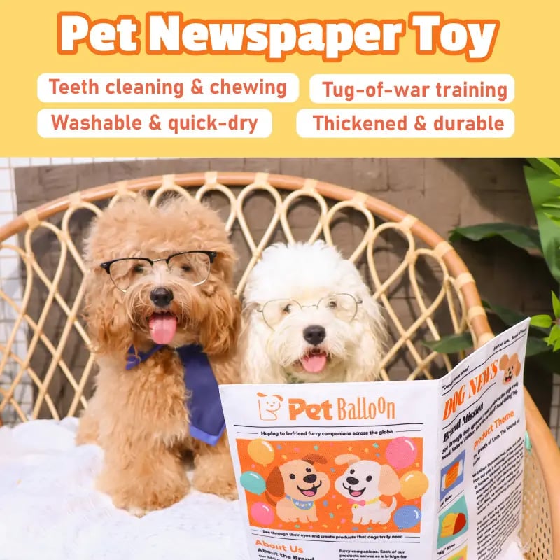 🔥Hot Sale 49% OFF🌟📰 Durable Newspaper Dog Toy💋