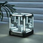4D RGB Infinity Mirror Cube Light - Wireless Rechargeable Abyss Lamp💋