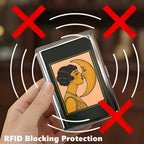 🔥LAST DAY 60% OFF - 👛Vintage Art Deco Versatile Card & Cash Case With RFID Protection🚫💋