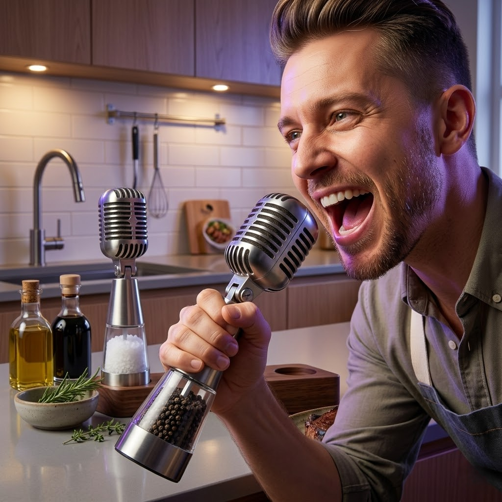 Multi-Functional Microphone Seasoning & Grinder Set💋