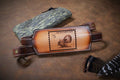 🎯🦃 Leather wild turkey toter sling with vintage turkey stamp engraving💋
