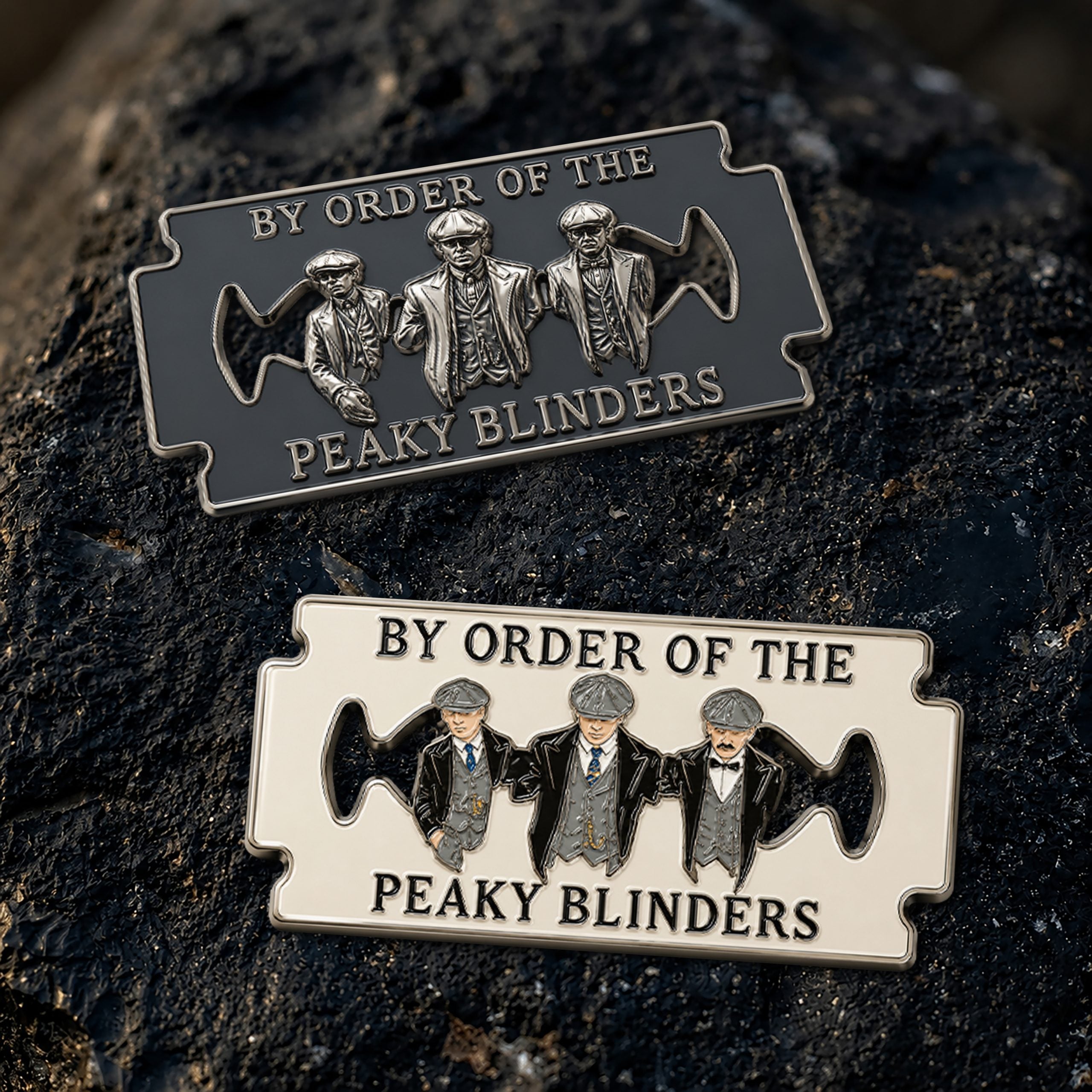 Peaky Blinders Razor Blade Button Pin💋