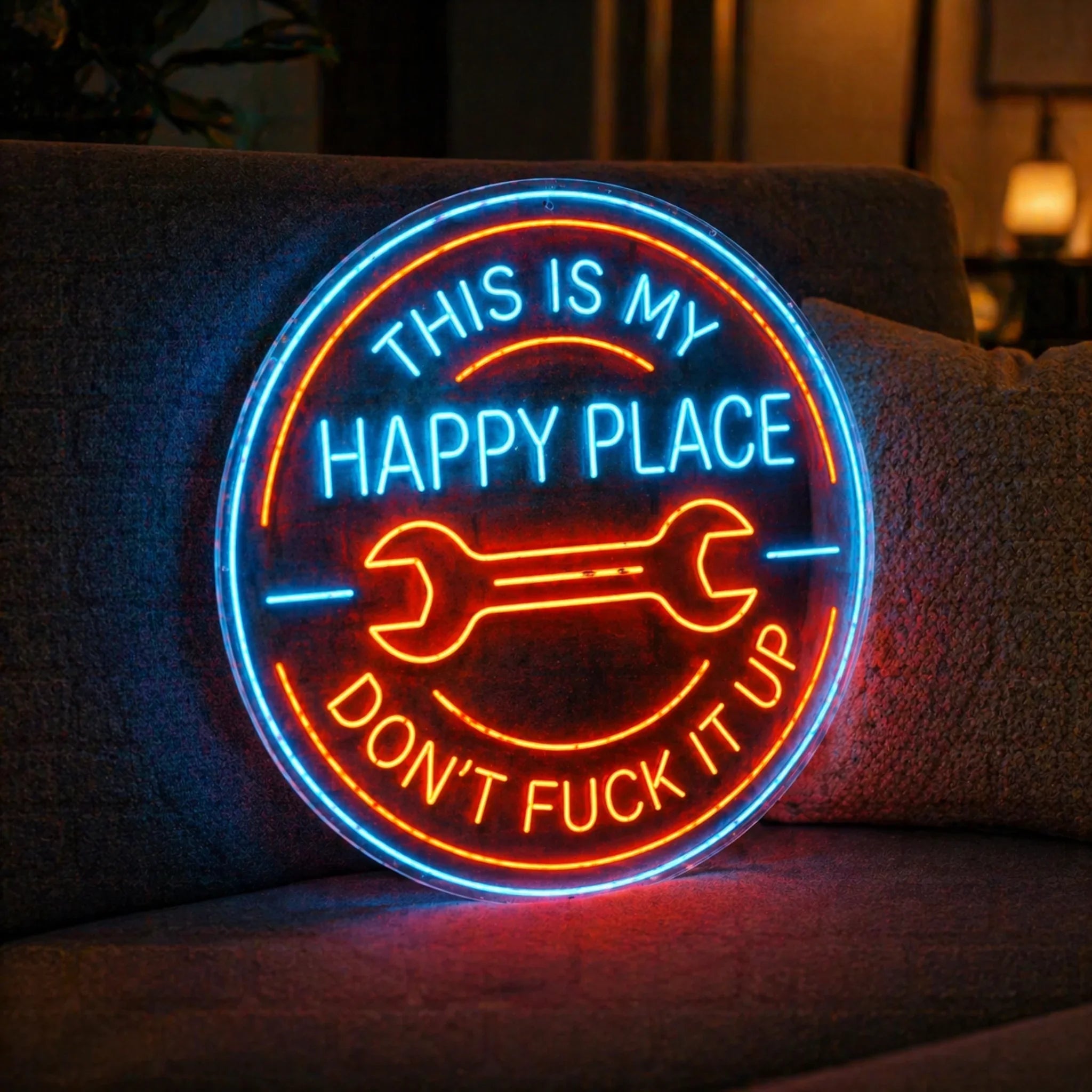 ⚡This Is My Happy Place Neon Garage Sign💋