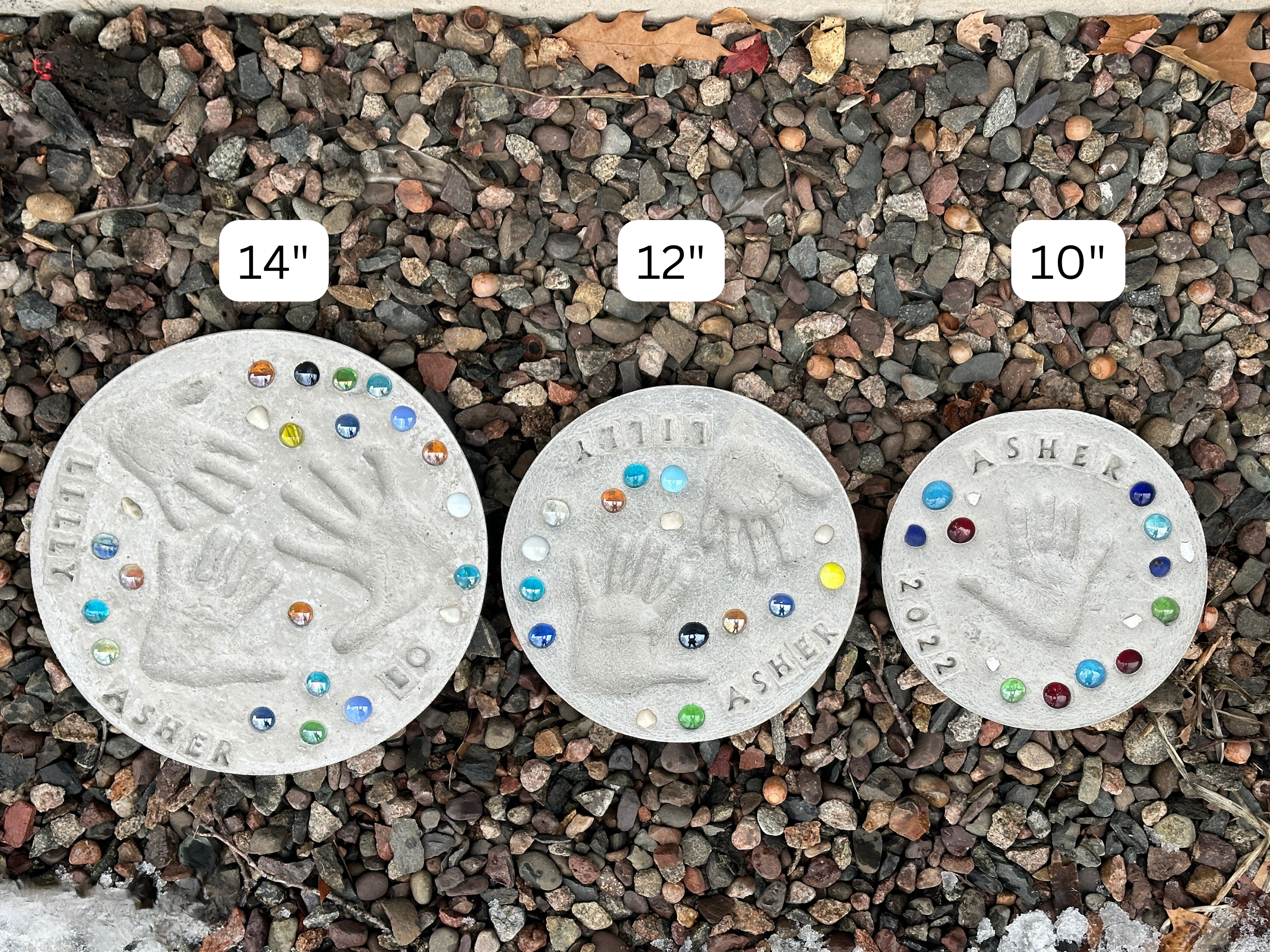 DIY Handprint & Footprint Stepping Stone Kit — Create Personalized Keepsakes & Garden Decor💋