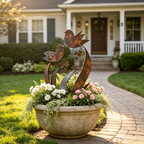 🦋🦋2026 Mother's Day Gifts 50% Off--💖🎁Bird & Wildflower Metal Garden Stake💋