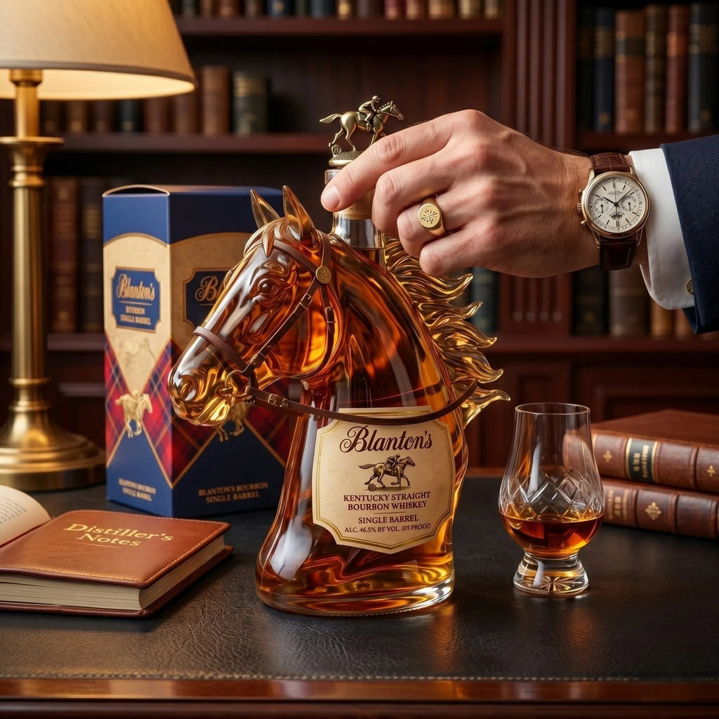 Blanton's Premium Horse Head Whiskey Bottle💋