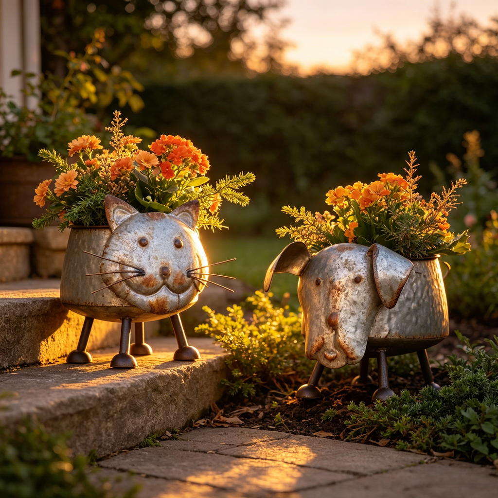 Farmhouse Barnyard Animal Planter Collection💋
