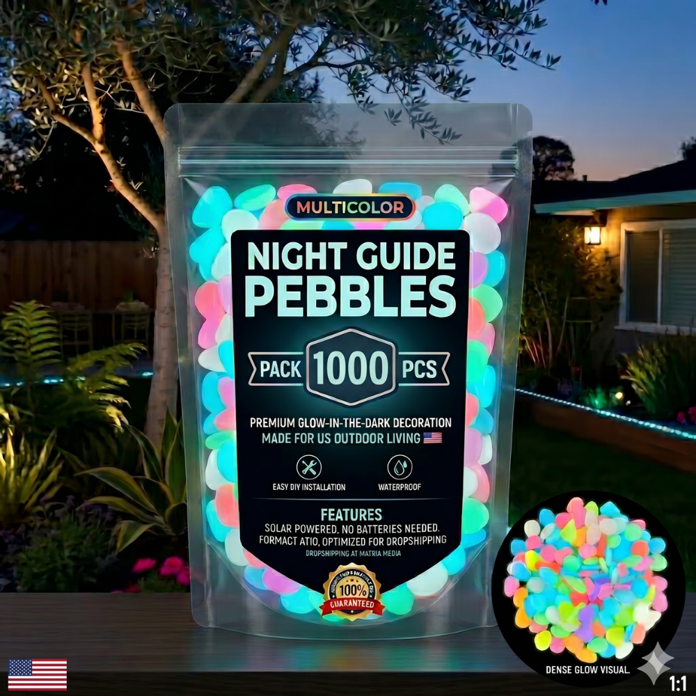 💥LAST DAY SALE 50%OFF💥🌈Colorful Glow-in-the-Dark Garden Stones💋