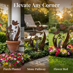 🦋🦋2026 Mother's Day Gifts 50% Off--💖🎁Bird & Wildflower Metal Garden Stake💋