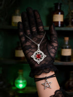 Mystical Birthstone Witches Knot Necklace – Natural Crystal🔮💞Protect Your Loved Ones💋
