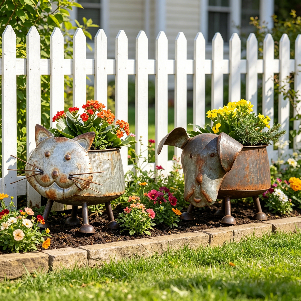 Farmhouse Barnyard Animal Planter Collection💋