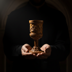 Boxwood "Last Supper" Chalice  Hand-Carved Communion Cup | Eternal Symbol of Redemption & Fellowship💋