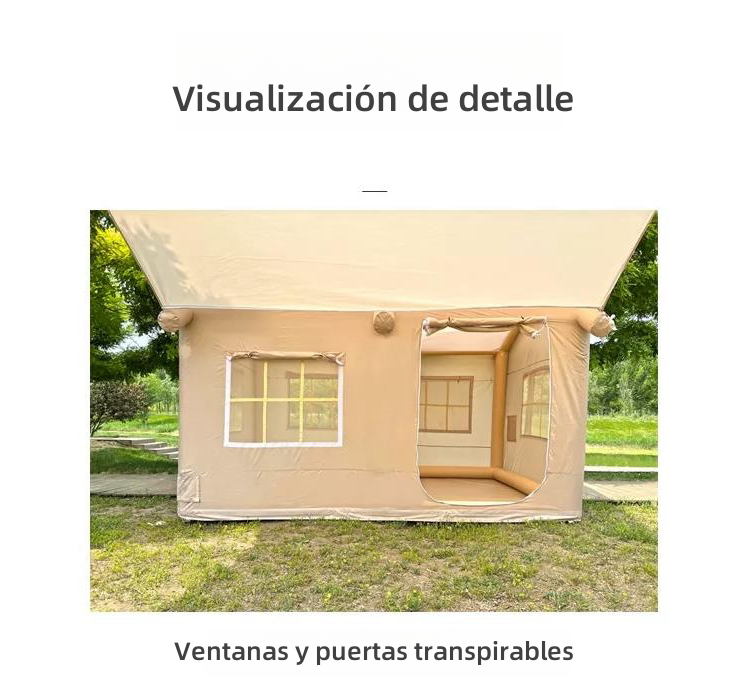 🎉⚡Hot Sale⚡Waterproof Light Weight Oxford Cloth Automatic Inflatable Tent With Camping Equipment💋