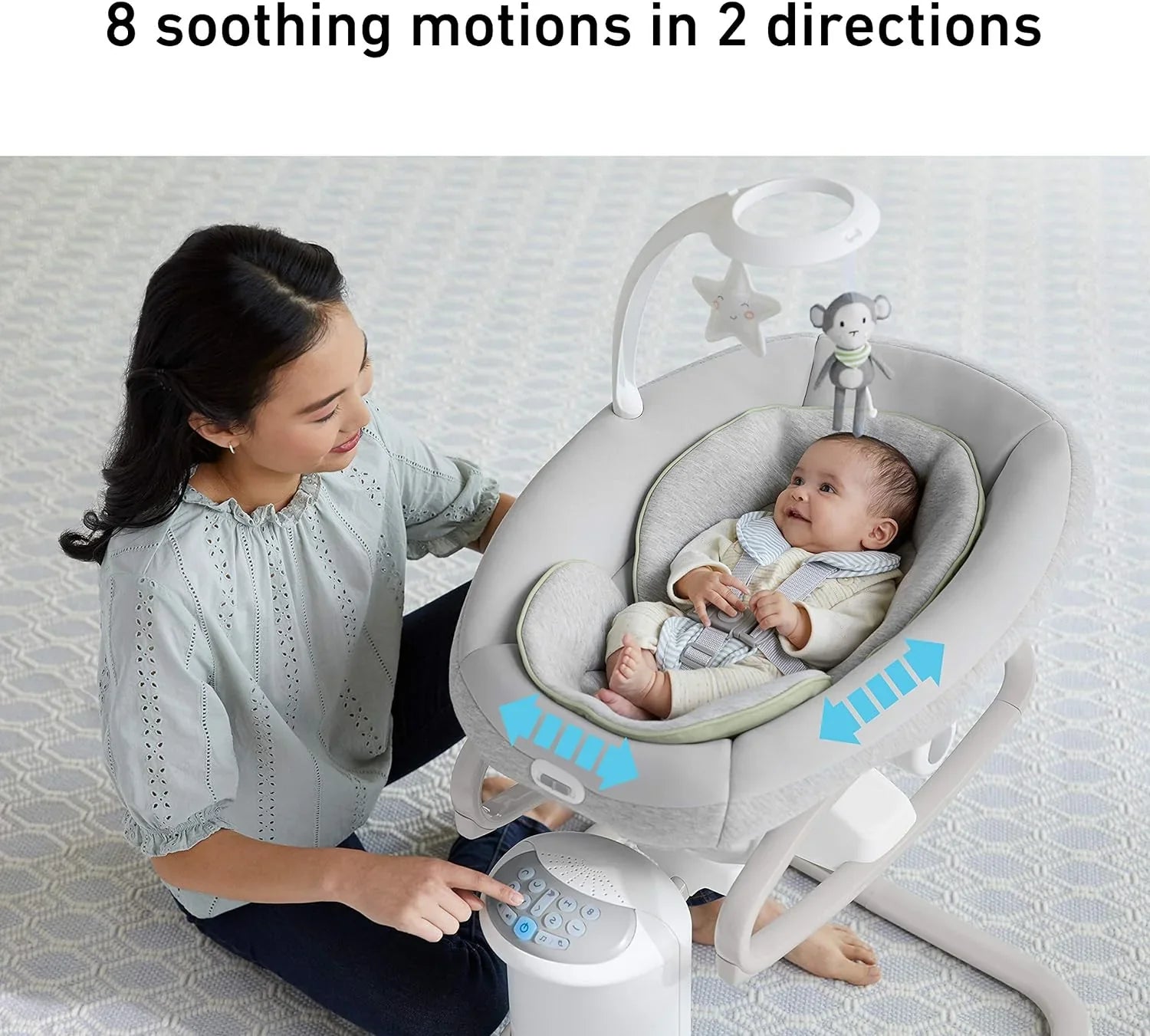 Versatile Baby Swing & Portable Rocker💋