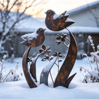 🦋🦋2026 Mother's Day Gifts 50% Off--💖🎁Bird & Wildflower Metal Garden Stake💋