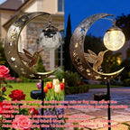 🌙✨Hummingbird Moon Solar Garden Stake Light💋