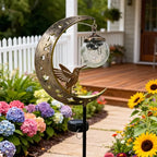 🌙✨Hummingbird Moon Solar Garden Stake Light💋