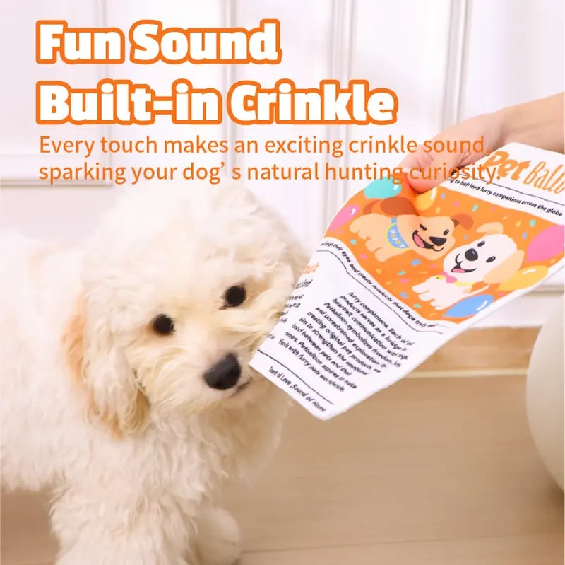 🔥Hot Sale 49% OFF🌟📰 Durable Newspaper Dog Toy💋