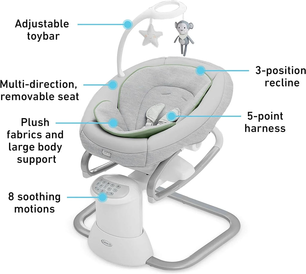 Versatile Baby Swing & Portable Rocker💋