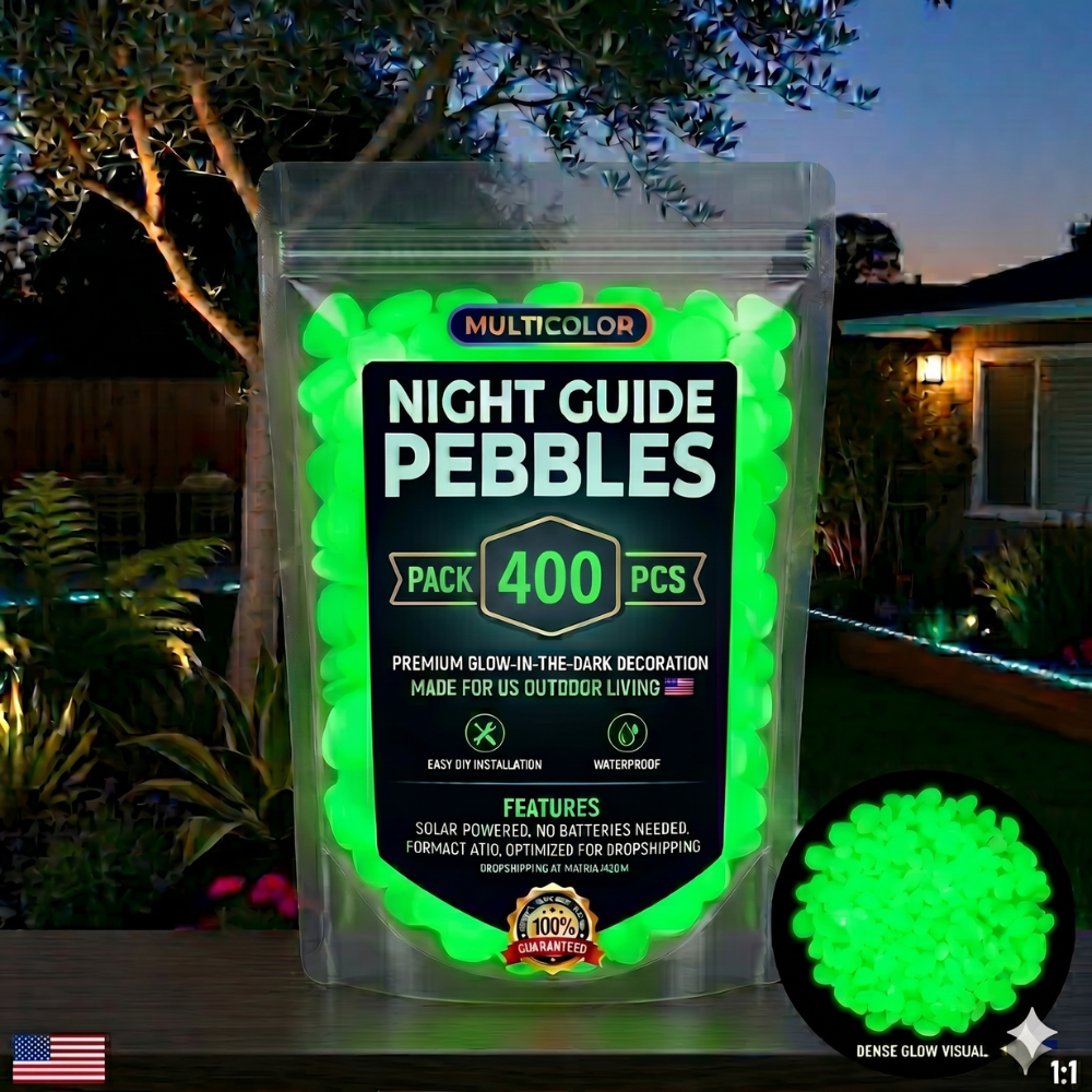 💥LAST DAY SALE 50%OFF💥🌈Colorful Glow-in-the-Dark Garden Stones💋