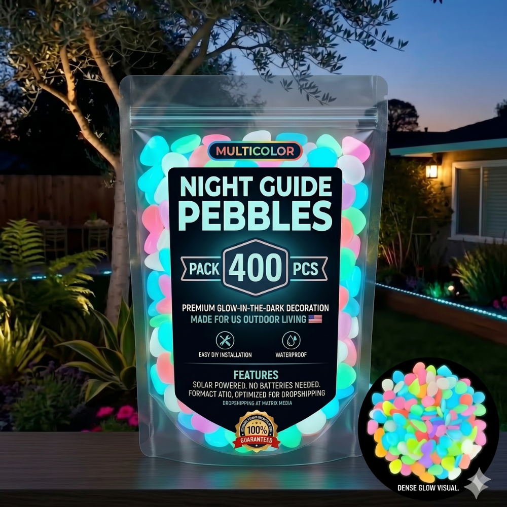 💥LAST DAY SALE 50%OFF💥🌈Colorful Glow-in-the-Dark Garden Stones💋