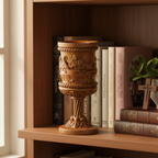 Boxwood "Last Supper" Chalice  Hand-Carved Communion Cup | Eternal Symbol of Redemption & Fellowship💋