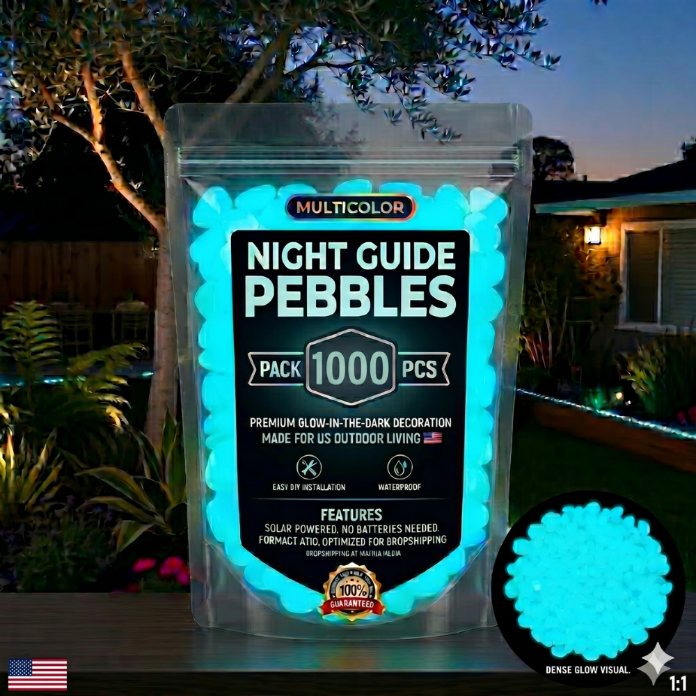 💥LAST DAY SALE 50%OFF💥🌈Colorful Glow-in-the-Dark Garden Stones💋