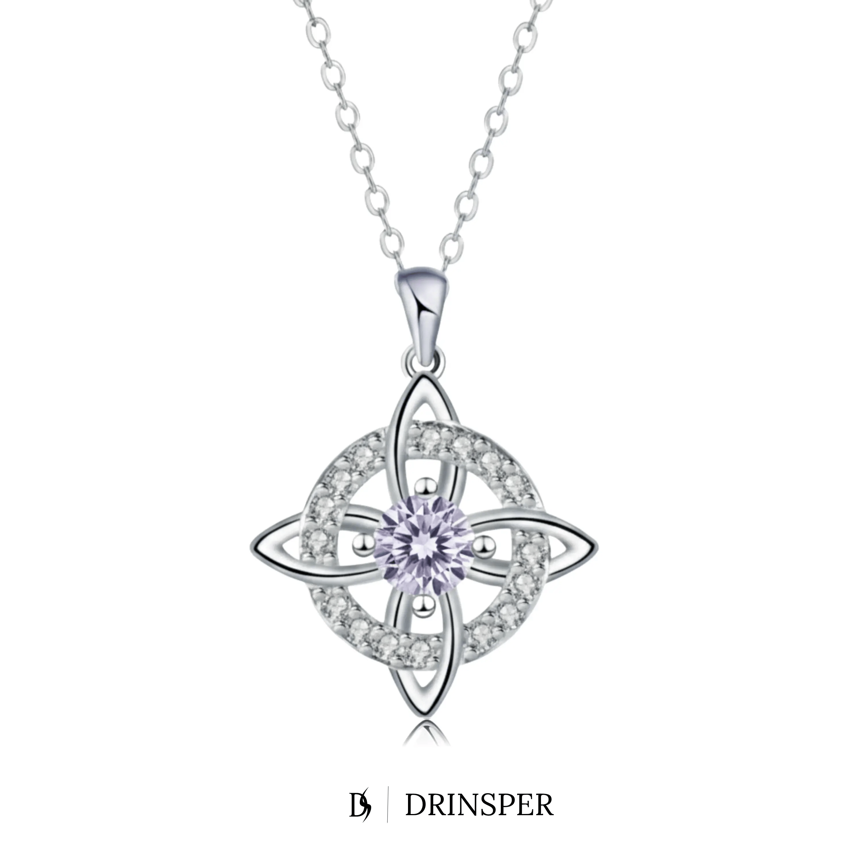 Mystical Birthstone Witches Knot Necklace – Natural Crystal🔮💞Protect Your Loved Ones💋