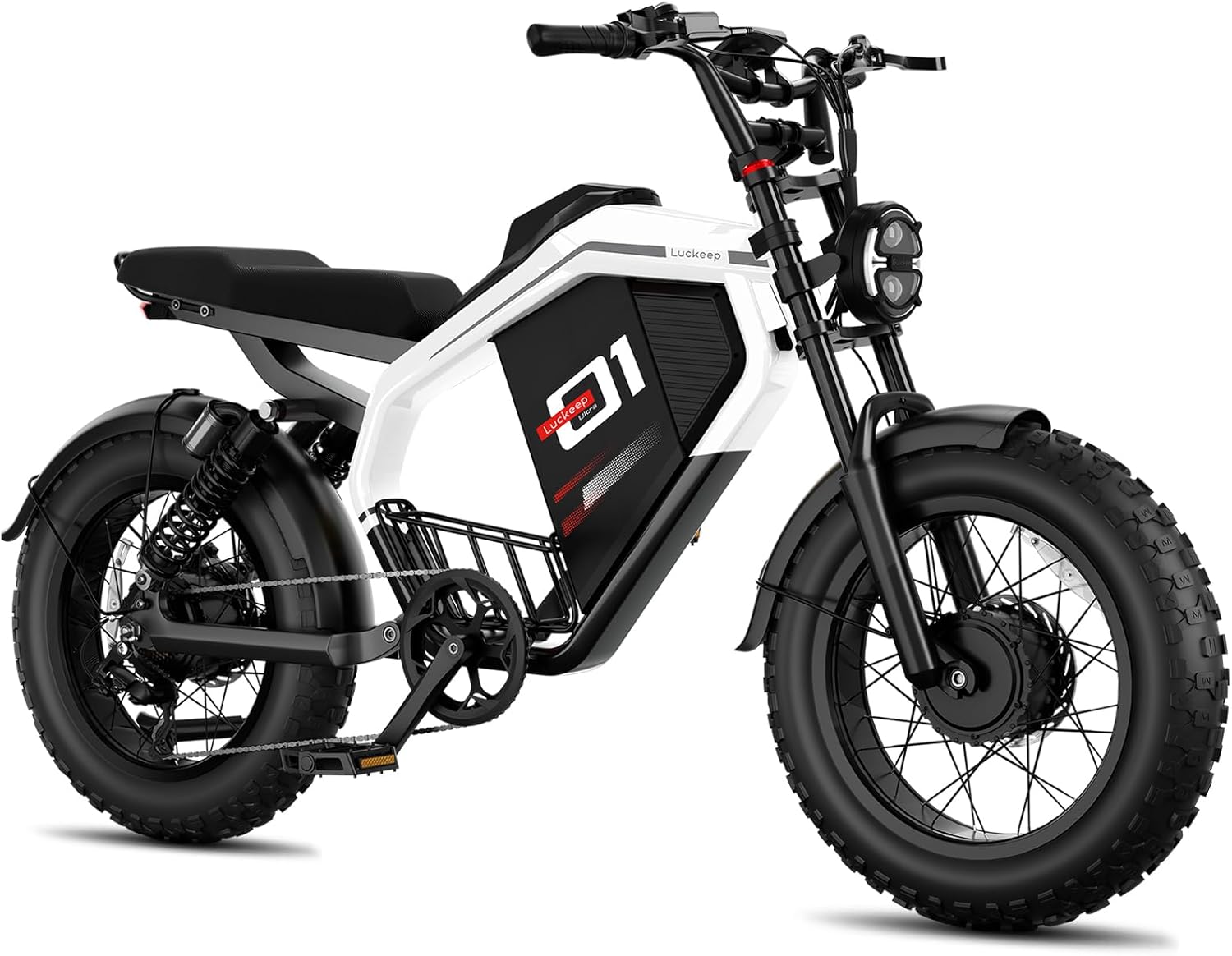 Electric Bike for Adults/Teen,2000W/3000W Peak Dual Motor,37.5/32 MPH, 48V/52V, 20AH-40AH Dual Battery Ebike,80/160 Miles 20" Fat Tire Electric Dirt bike,Electric Moped Ebike for Adults💋