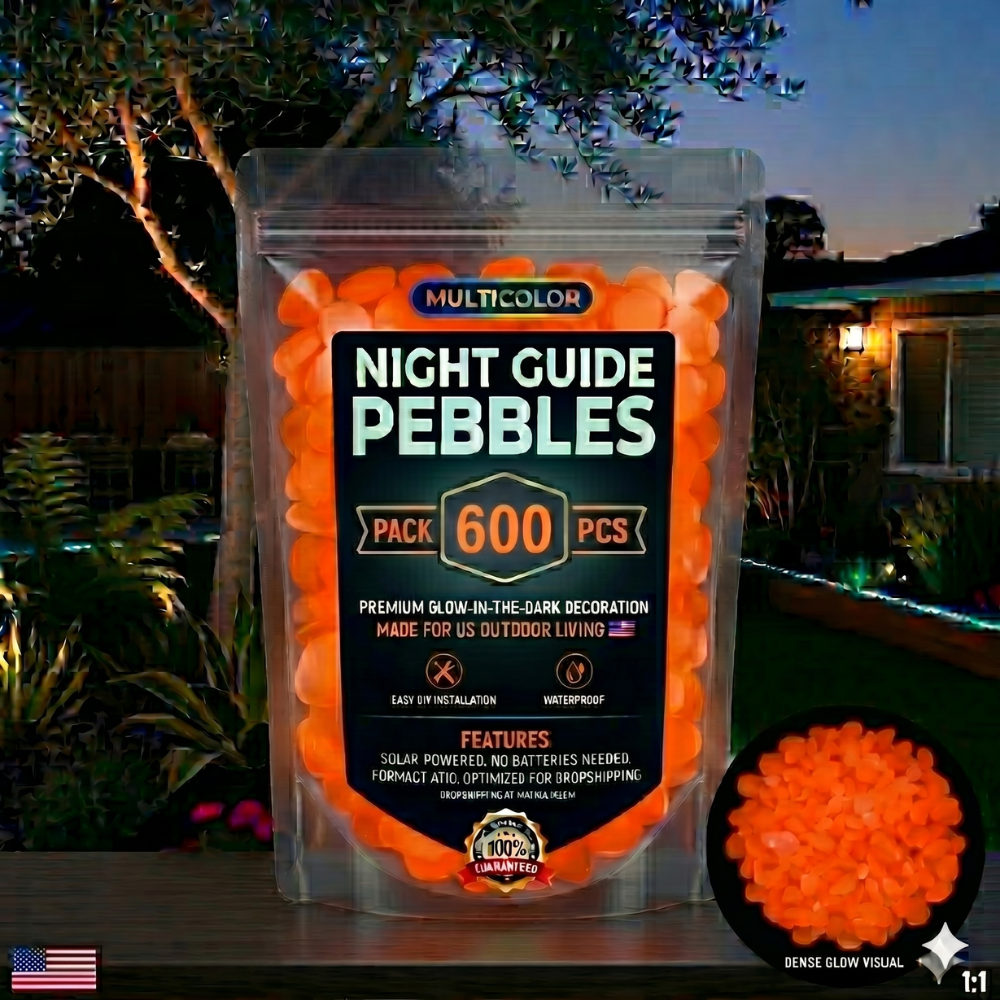 💥LAST DAY SALE 50%OFF💥🌈Colorful Glow-in-the-Dark Garden Stones💋