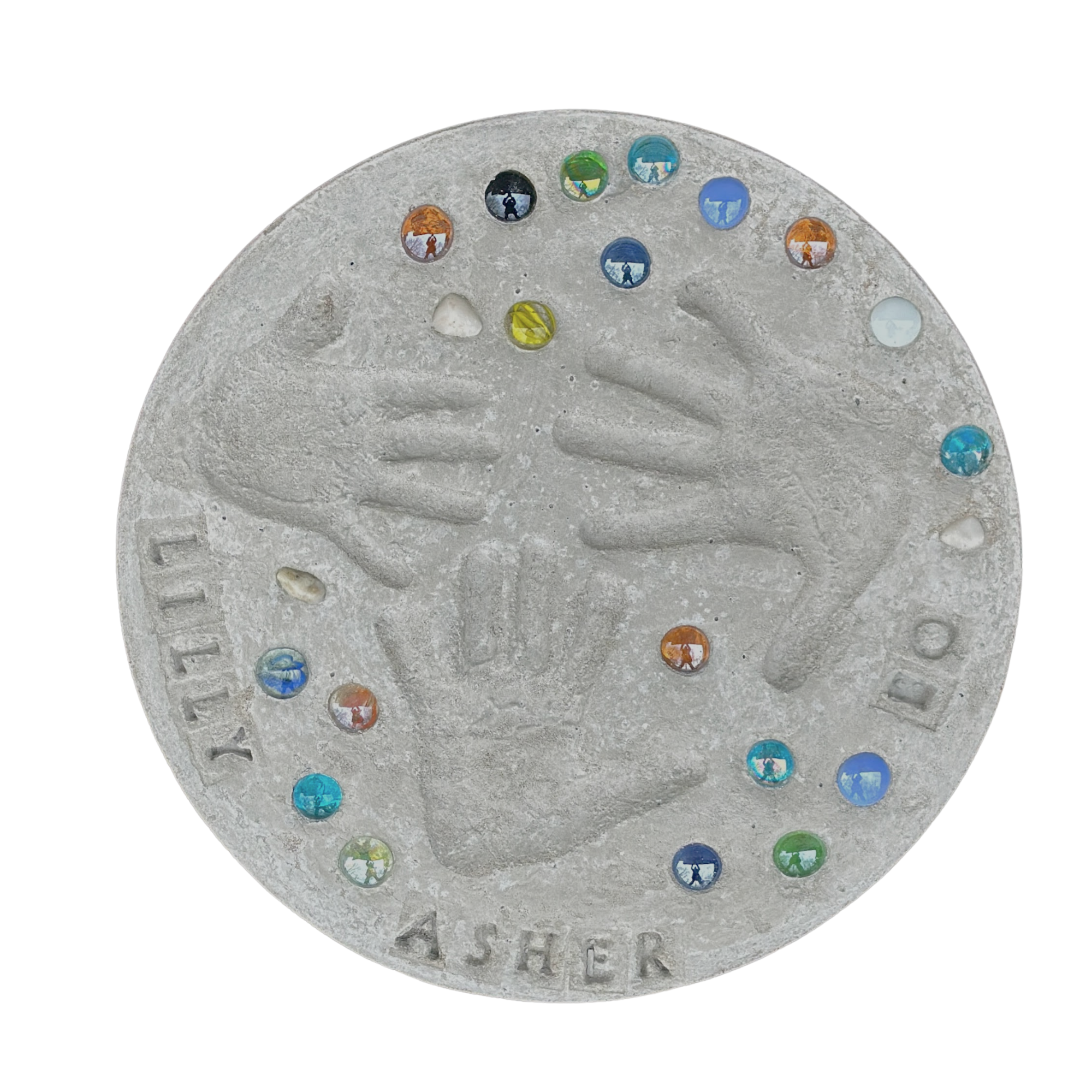 DIY Handprint & Footprint Stepping Stone Kit — Create Personalized Keepsakes & Garden Decor💋
