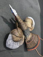 Miniature Wild Turkey Carved Hanging Ornament💋