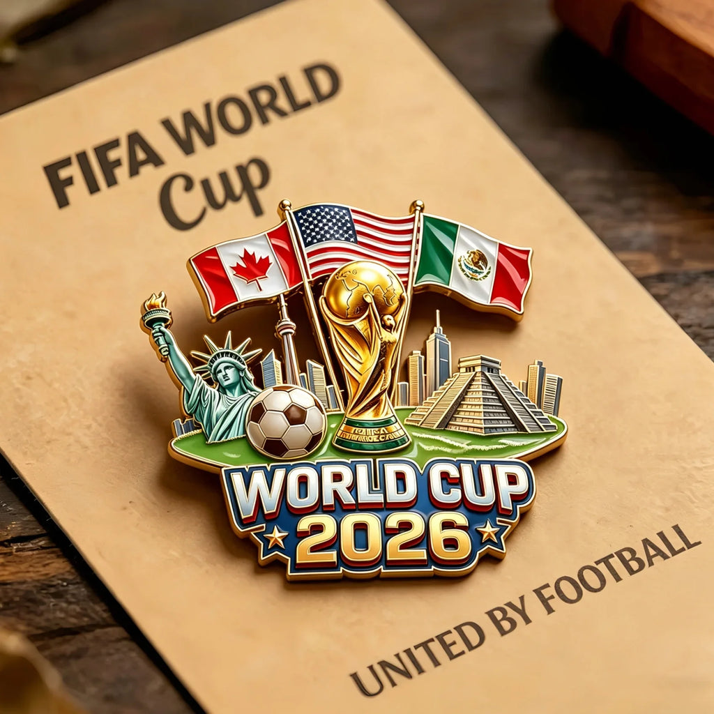 ⚽FLASH SALE: 60% OFF!🏆2026 World Cup USA/Canada/Mexico Commemorative Pin💋