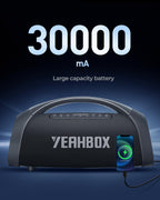 Large Bluetooth Speaker Loud, Massive Bass, IPX66 Waterproof Party Portable Speaker with Subwoofer/EQ/Fast Charge💋