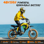 Electric Bike for Adults/Teen,2000W/3000W Peak Dual Motor,37.5/32 MPH, 48V/52V, 20AH-40AH Dual Battery Ebike,80/160 Miles 20" Fat Tire Electric Dirt bike,Electric Moped Ebike for Adults💋