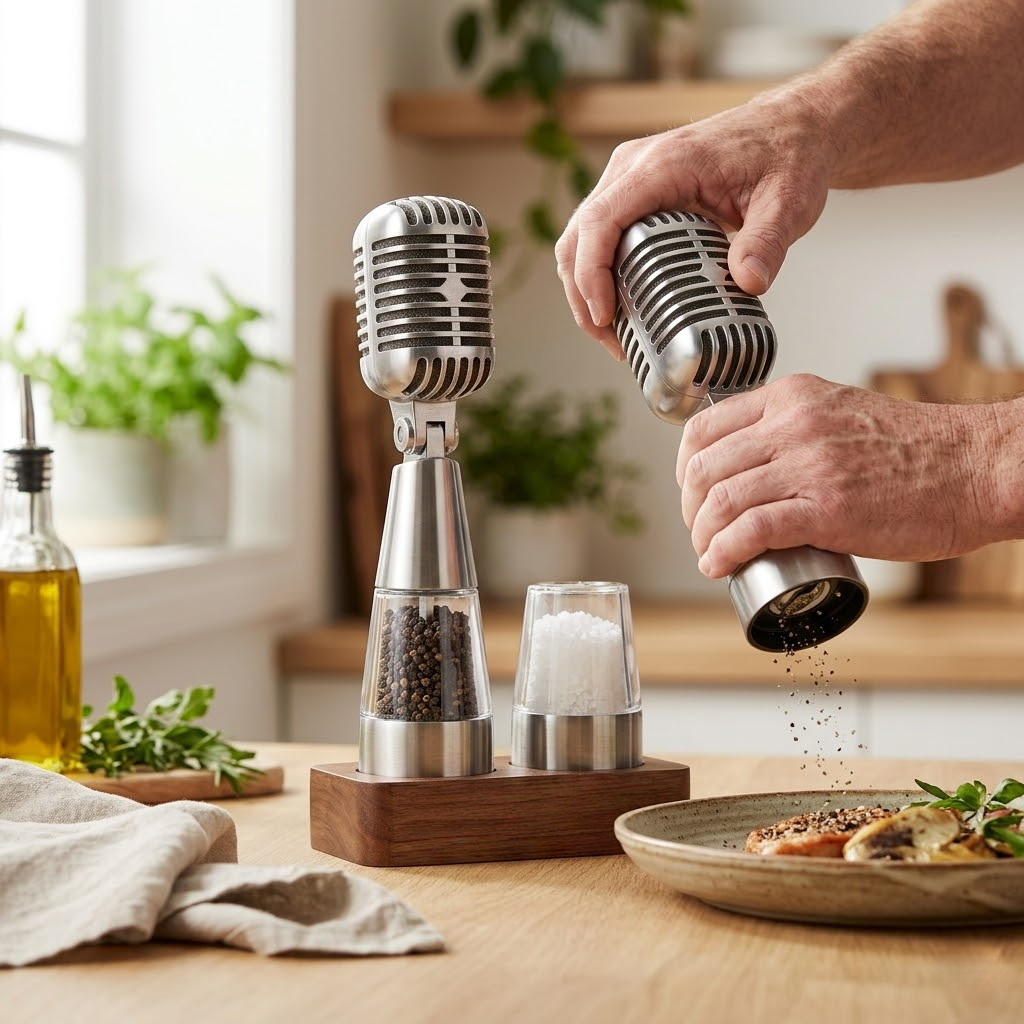 Multi-Functional Microphone Seasoning & Grinder Set💋