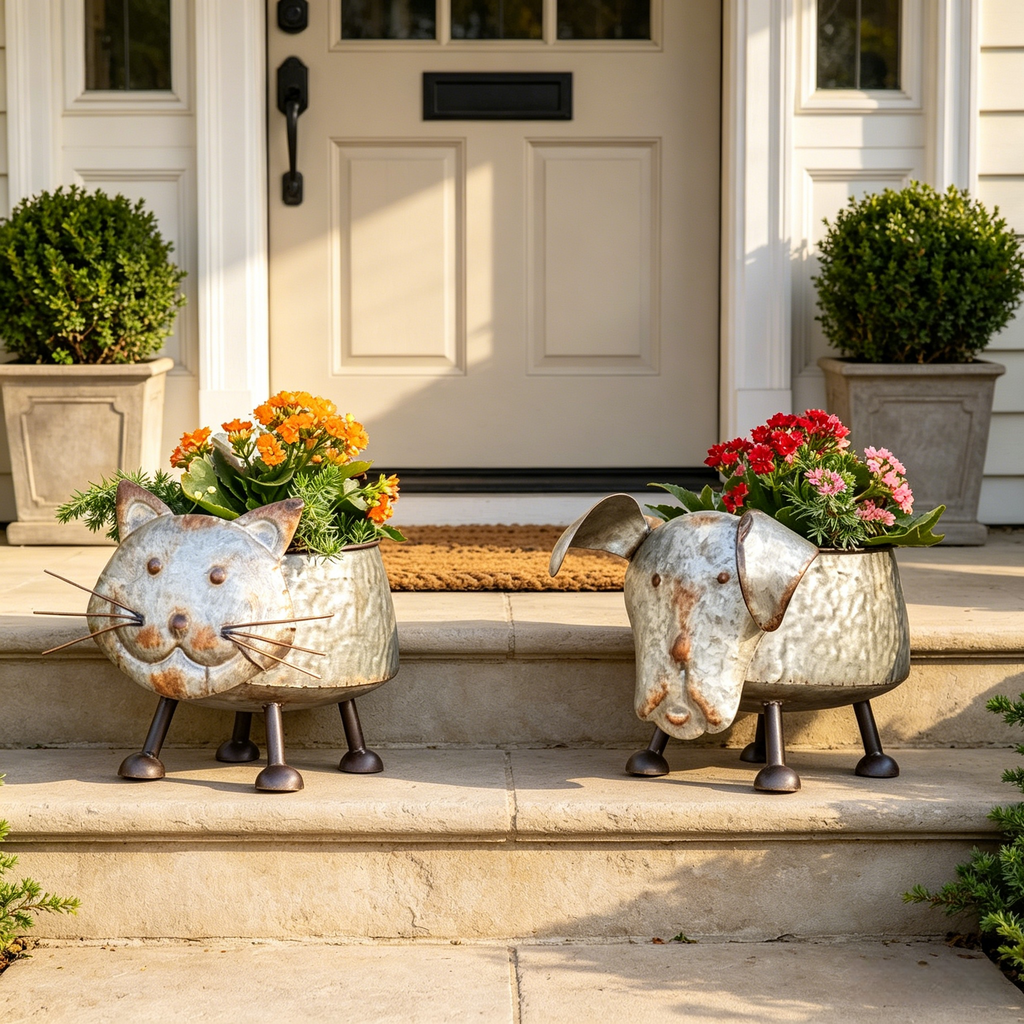 Farmhouse Barnyard Animal Planter Collection💋