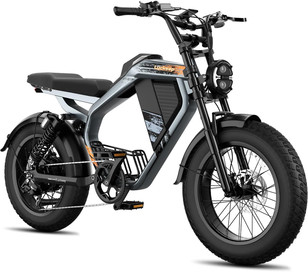 Electric Bike for Adults/Teen,2000W/3000W Peak Dual Motor,37.5/32 MPH, 48V/52V, 20AH-40AH Dual Battery Ebike,80/160 Miles 20" Fat Tire Electric Dirt bike,Electric Moped Ebike for Adults💋