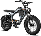 Electric Bike for Adults/Teen,2000W/3000W Peak Dual Motor,37.5/32 MPH, 48V/52V, 20AH-40AH Dual Battery Ebike,80/160 Miles 20" Fat Tire Electric Dirt bike,Electric Moped Ebike for Adults💋