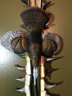 Miniature Wild Turkey Carved Hanging Ornament💋