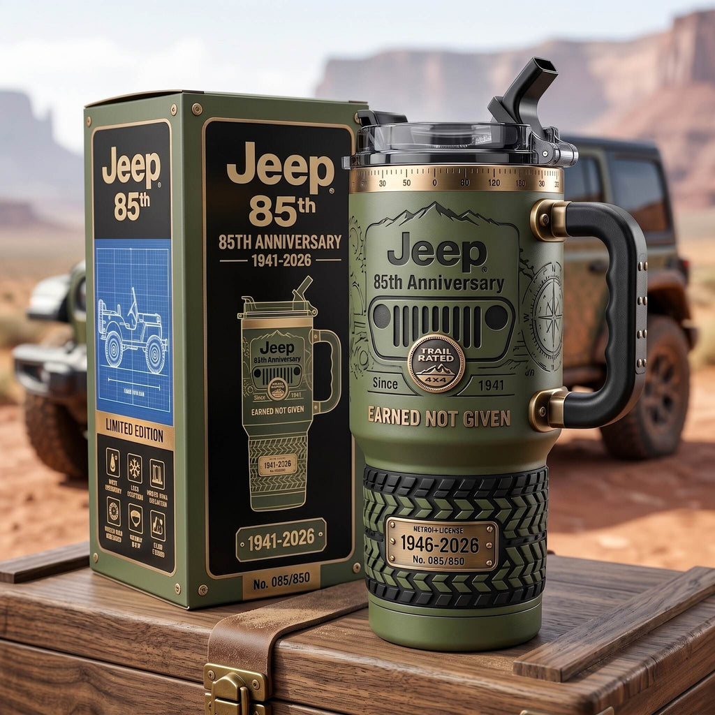 Jeep 85th Anniversary 1941–2026 Limited Edition Tumbler💋