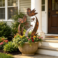 🦋🦋2026 Mother's Day Gifts 50% Off--💖🎁Bird & Wildflower Metal Garden Stake💋