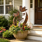 🦋🦋2026 Mother's Day Gifts 50% Off--💖🎁Bird & Wildflower Metal Garden Stake💋