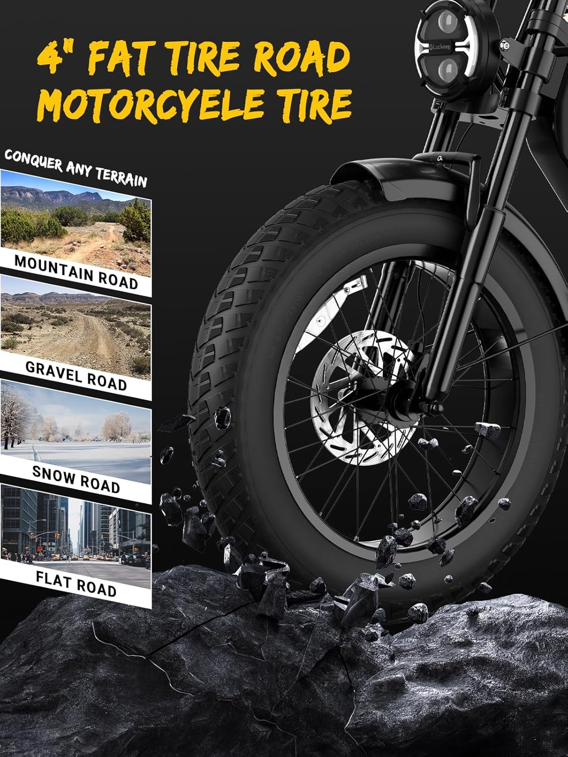 Electric Bike for Adults/Teen,2000W/3000W Peak Dual Motor,37.5/32 MPH, 48V/52V, 20AH-40AH Dual Battery Ebike,80/160 Miles 20" Fat Tire Electric Dirt bike,Electric Moped Ebike for Adults💋