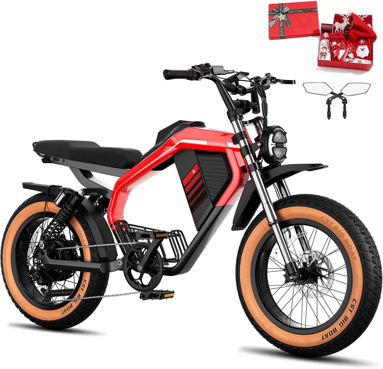 Electric Bike for Adults/Teen,2000W/3000W Peak Dual Motor,37.5/32 MPH, 48V/52V, 20AH-40AH Dual Battery Ebike,80/160 Miles 20" Fat Tire Electric Dirt bike,Electric Moped Ebike for Adults💋