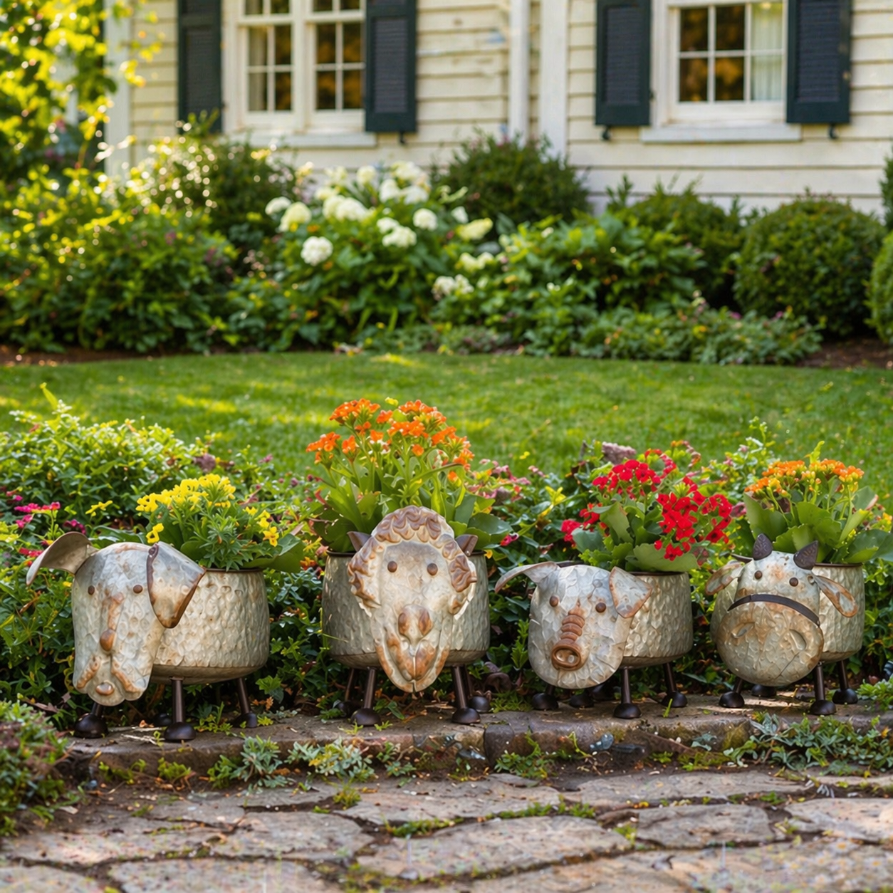 Farmhouse Barnyard Animal Planter Collection💋