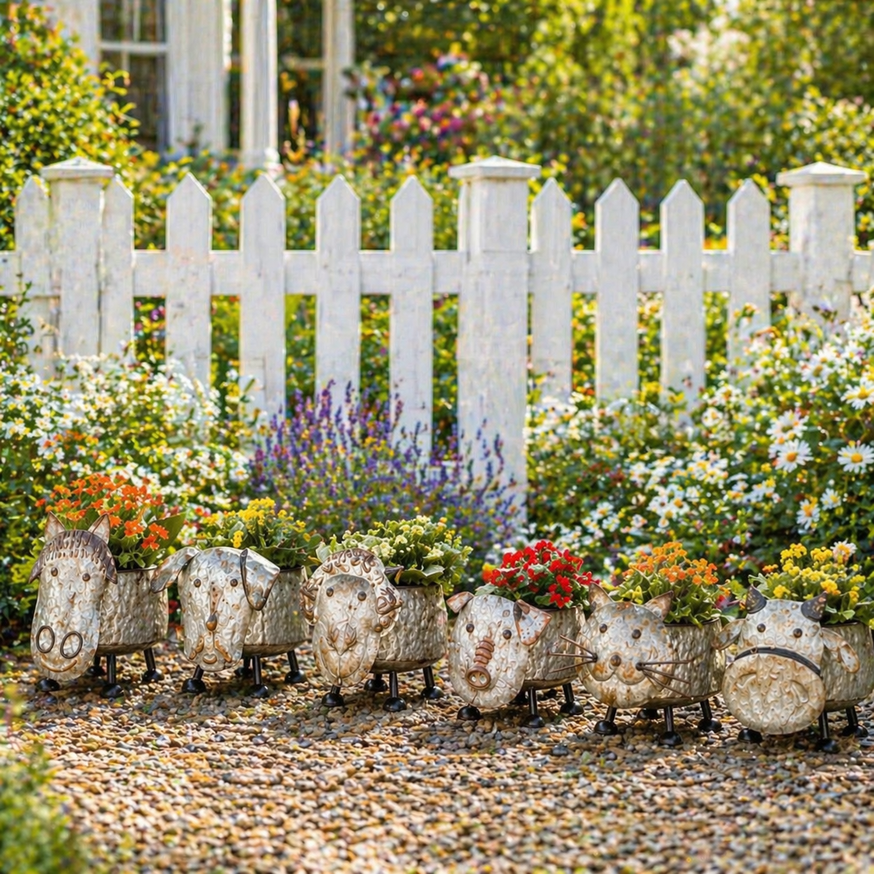 Farmhouse Barnyard Animal Planter Collection💋