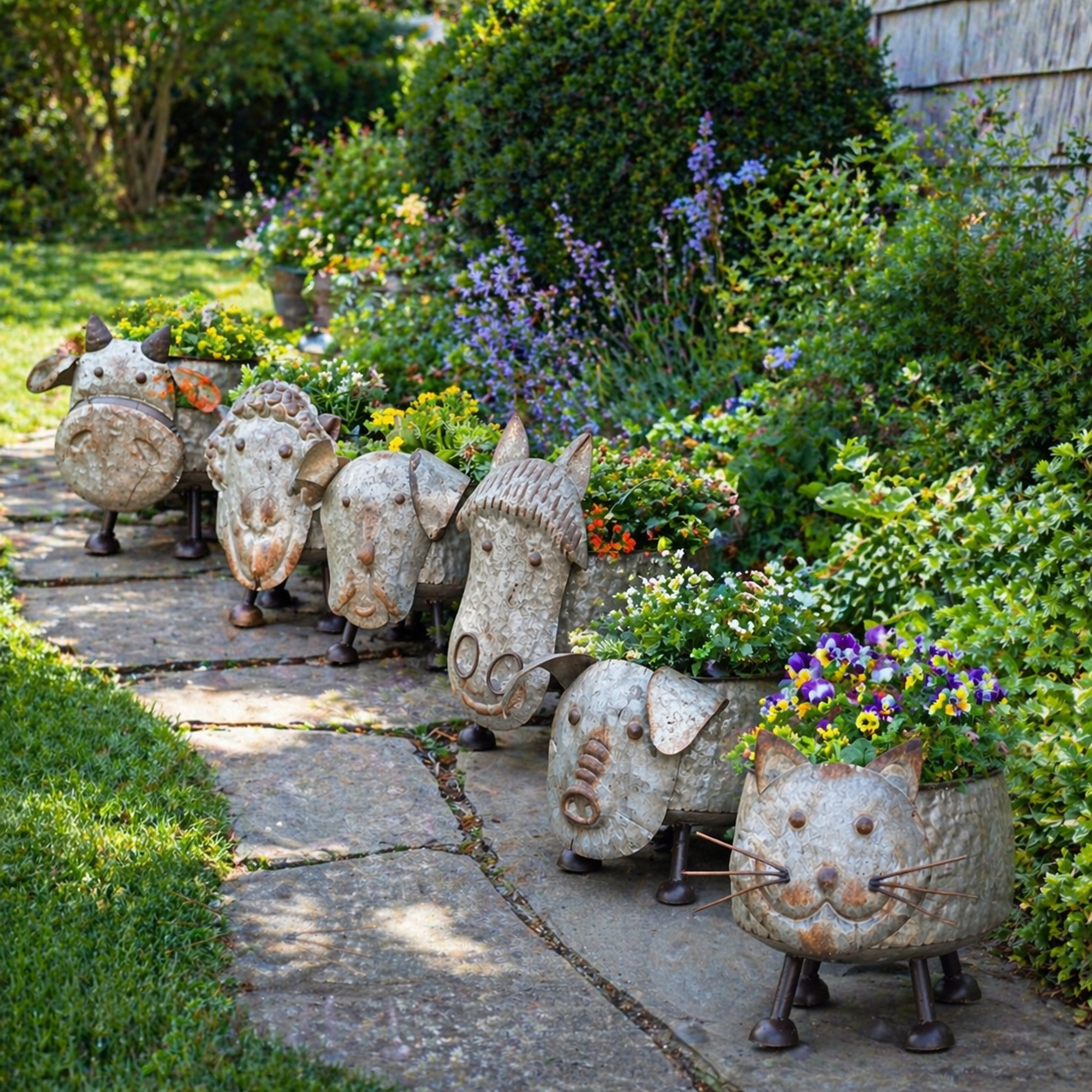 Farmhouse Barnyard Animal Planter Collection💋