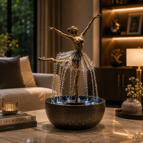 Ballerina Waterfall Bluetooth Speaker Fountain💋